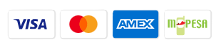 Visa, Mastercard, M-Pesa